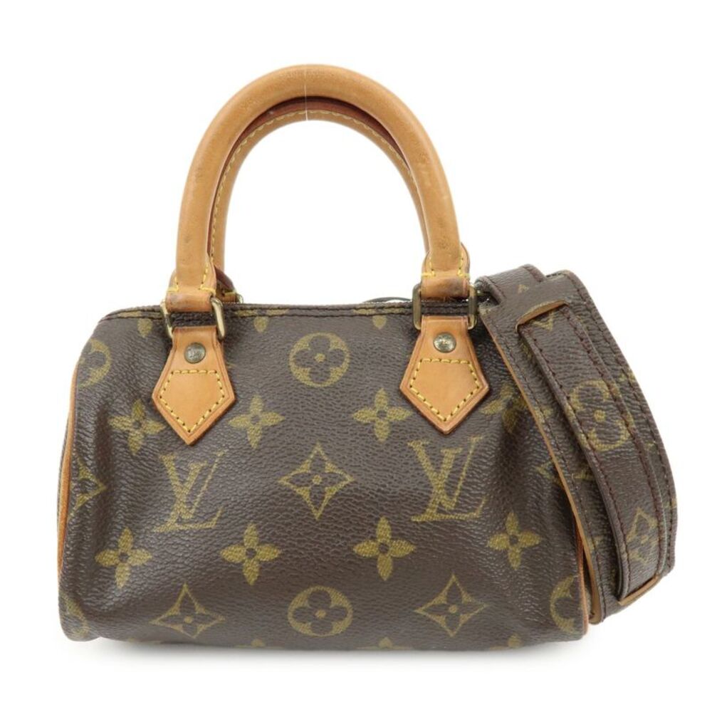 Louis Vuitton Speedy Mini Hl Monogram Canvas Brown Canvas Handbag
